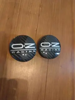OZ Racing 純正センターキャップ 4個セット カーボンシルバー M673 