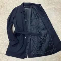 green label relaxing コート　ライナーベルト付き　ネイビーL