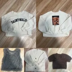 冬服 まとめ売り‼️長袖 トップス ニット カーディガン スウェット ロンＴ