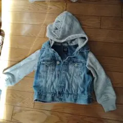 GAP フード付きデニムジャケット 18-24ヶ月