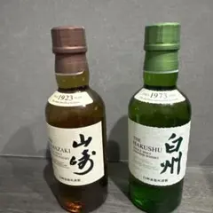 サントリー 山崎 白州 シングルモルト ウイスキー 180ml 2本セットのサムネイル