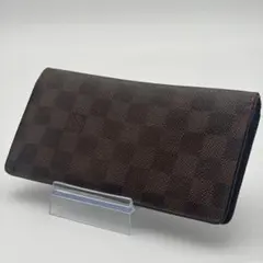 LOUIS VUITTON ダミエ 長財布 ポルトフォイユ・ブラザ