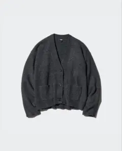 UNIQLO スフレヤーンVネックショートカーディガン