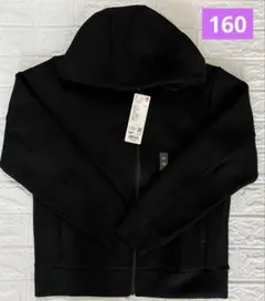 UNIQLO ウルトラストレッチ ドライスウェットフルジップパーカ 160