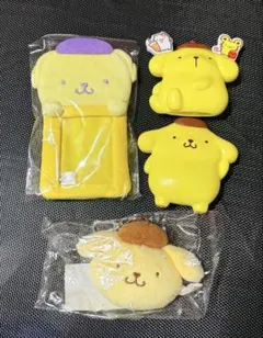 サンリオ ポムポムプリン 4点セット トレカケース マスコットミラー など