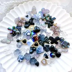 BL-1 デコパーツ 70g 黒 ブラック ホイップデコ 推し活 メンカラー