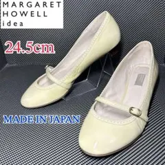 ✨美品✨マーガレットハウエルアイデア パンプス エナメル ベージュ 24.5cmのサムネイル