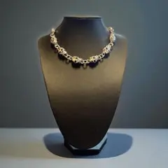 ネックレス スカル 骸骨 ドクロ シルバー Y2K 古着 グランジ kn31-9