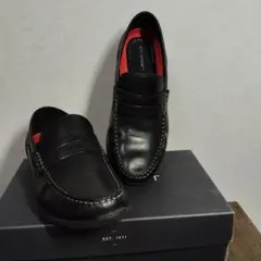 ROCKPORT ローファー 黒 メンズ