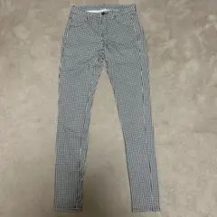 ユニクロパンツ　ギンガムチェック
