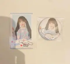 ＝LOVE イコラブ シナモン　フォトカード　缶バッジ 音嶋莉沙　シナモロール