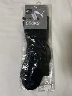 プーマ　サッカーソックス　黒　16-18cm