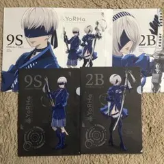 ニーア 2B 9S NieR:Automata クリアファイル 5枚 フルコンプ