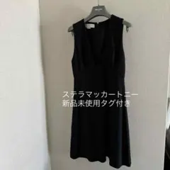 Stella McCartney ノースリーブワンピース ブラック 新品のサムネイル