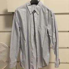 UNIQLO メンズ 長袖シャツ ストライプ M