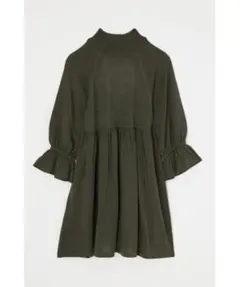 【完売品】 moussy バックオープンシアーニットチュニック　FREE KHAのサムネイル