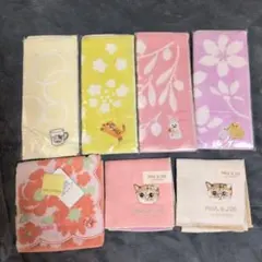 お買い得☆彡PAUL & JOE 他タオルハンカチ7枚