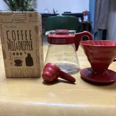 未使用コーヒー　ミル＆ドリッパー　ドリッパー　ドリップポット　計量スプーンセット