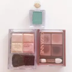 少し使用 アイシャドウ ＆ チーク 3点セット セザンヌ マジョリカマジョルカ