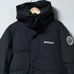 MIORGADY ロングジャケット ブラック 中綿 ベンチコート 防寒