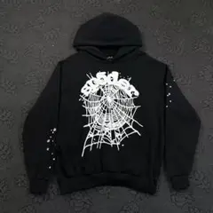 I ❤️ sp5der ブラックパーカー　Sサイズ 値下げ⭕️ I ❤️ sp5der ブラックパーカー Sサイズ 値下げ⭕️