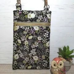 スマホショルダー・サコッシュ・ショルダーバッグ・ハンドメイド