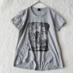 ダンスキンDANSKIN フロントプリント ローズ 半袖 Tシャツ L 美品