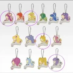 プリキュア一番くじ　F賞　シルエットメタルチャーム　コンプリート14種 プリキュア一番くじ F賞シルエットメタルチャーム14種コンプセット