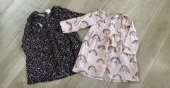 SALE H&M 春服 ワンピース 80 女の子 2枚セット