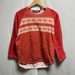JUNYA WATANABE MAN ノルディック柄 ラグランカットソー　Sのサムネイル