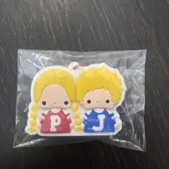 サンリオシークレットラバーミラーキーホルダー　パティー＆ジミー