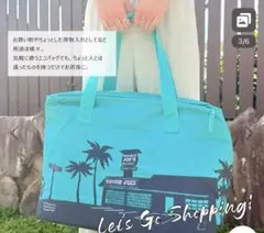 新品未使用 Trader Joe's 大容量 ラージサイズ保冷バッグ ターコイズ