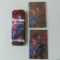 鬼滅の刃 無限城編 WEBSHOPくじ ロング缶バッジ クリアカードセット 獪岳