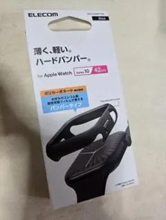 AppleWatch　Series10 42mm カバー　ブラック　751