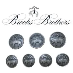 新品未使用☆BrooksBrothers七宝焼ゴールデンフリースボタン9個セット