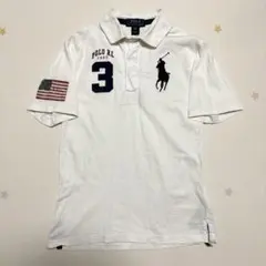 y2k ノームコア 00s ラルフローレン U.S.A 国旗 ポロシャツ