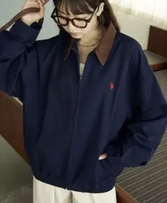 U.S. POLO ASSN. ネイビー ブルゾンジャケット