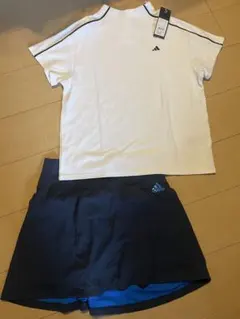 新品　アディダス　adidas ゴルフ　モックネック スカート　セットアップ　L