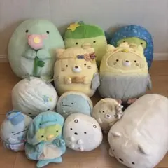 すみっコぐらし 手乗りぬいぐるみ ペンギン しろくま とかげ まとめ