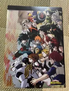 ヒロアカ　アニメイト　特典　　非売品　クリアファイル　原作絵