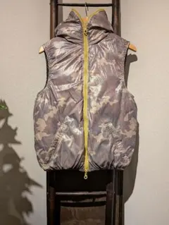 【美品】 DUVEICA デュベチカ 迷彩 メンズS リバーシブル ダウン