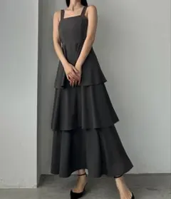 JUNOAH ティアードキャミワンピース