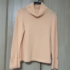 UNTITLED オレンジ タートルネックセーター サイズ2