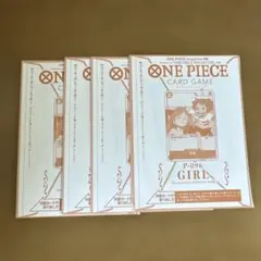 ワンピースカード 少女 プロモ ナミ P-096 4枚未開封　ワンピースマガジン