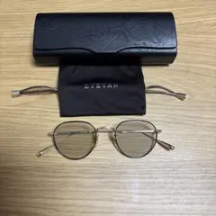 EYEVAN クリア ブラック オーバル メガネ　箱付き