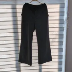 GLOBALWORK　グレー ウエストゴム ストレートカジュアルパンツ