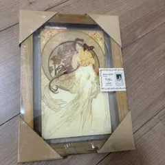 ミュシャ 四季 ガラスインテリアパネル - メルカリ