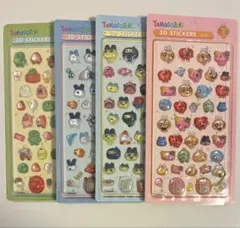 Tamagotchi 3D ステッカー 4枚セット