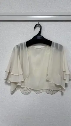 レースボレロ アイボリー 半袖のサムネイル