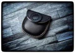 ♠　コインケース♠　茶芯　 ♠BLACK　マルチケース